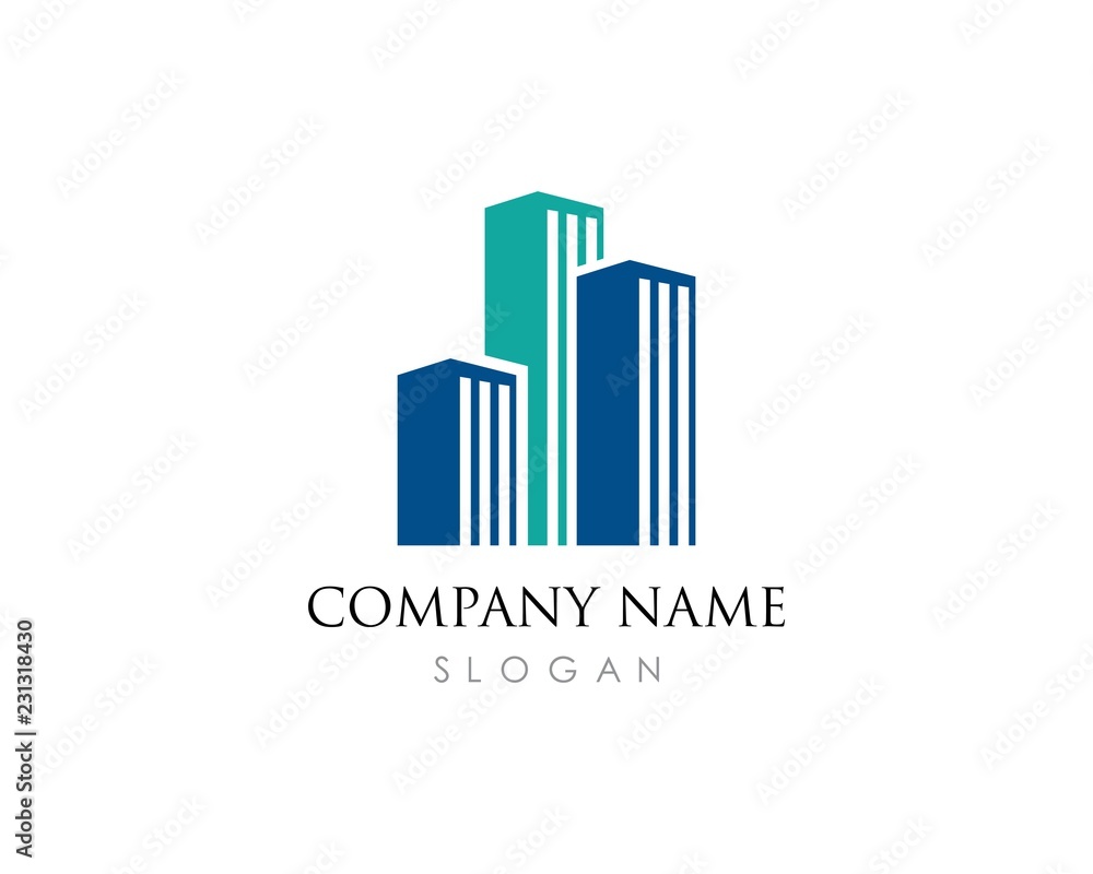 Building Logo Vector Icon Illustration Design Building Logo Vector Icon Illustration Design