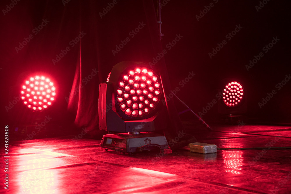 Fototapeta premium rays of light illuminate the scene