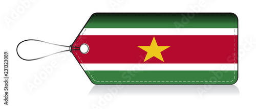 Surinamer emoji flag, Label of  Product made in Suriname