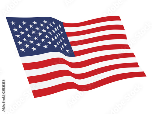 USA flag vector