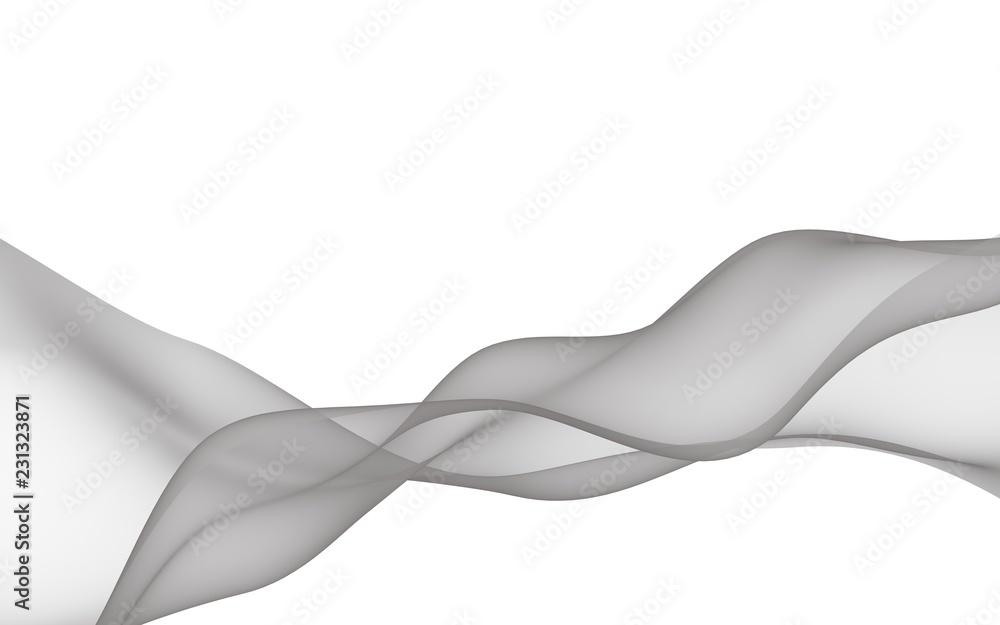 Abstract light red wave. Bright light red ribbon on white background. Abstract red smoke. Light red scarf. Raster air background. 3D illustration Abstract light red wave. Bright light red ribbon on white background. Abstract red smoke. Light red scarf. Raster air background. 3D illustration