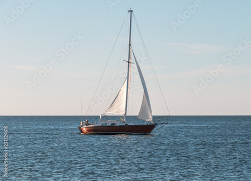 yacht in the sea © Patrick Lanigan