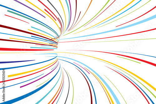 Abstract line vector background