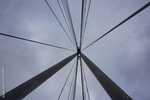Looking up from under the bridge