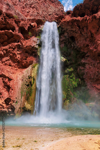 Grand Canyon  Mooney Falls  Havasupai Indian Reservation  Arizona