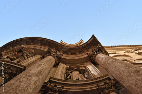 Fotografie The church of San Carlo alle Quattro Fontane, church of Rome, by Francesco Borro