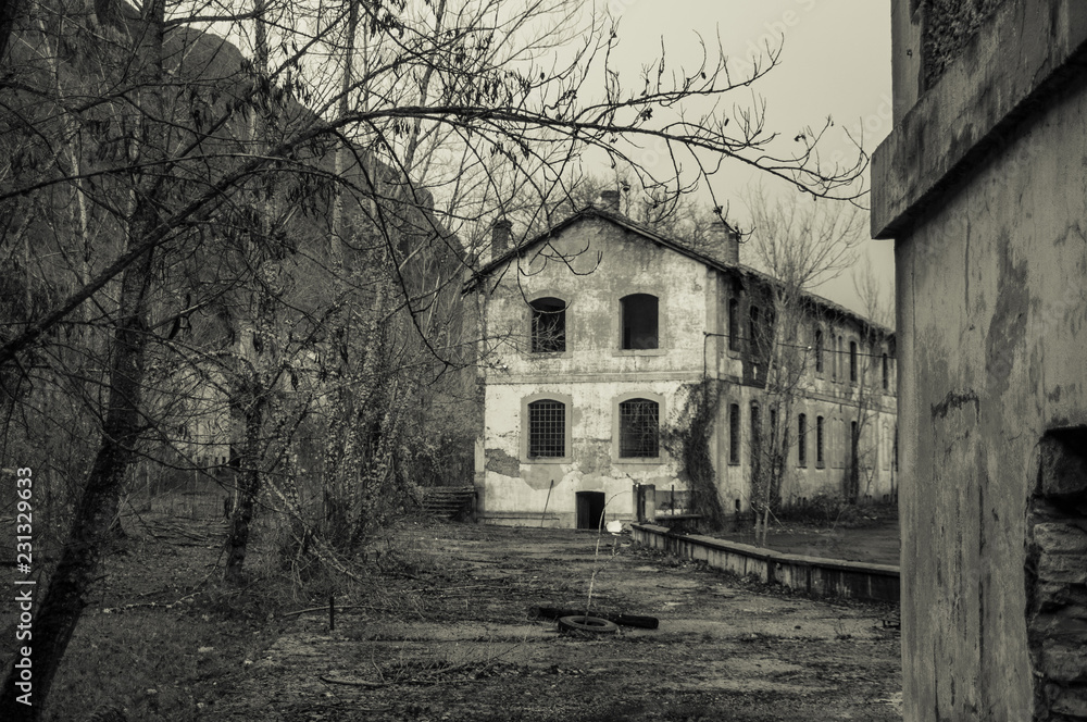 Obraz premium Vieja fabrica abandonada