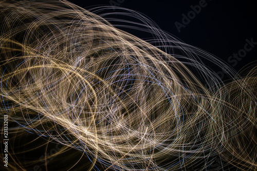 Abstract Lights blurred for graphic and web design.