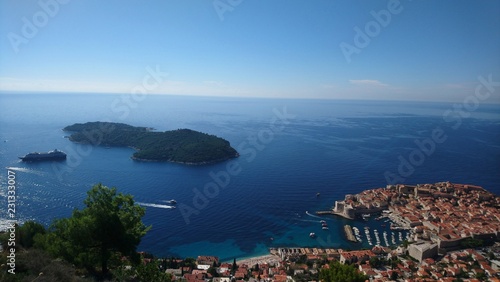 Fototapeta Naklejka Na Ścianę i Meble -  Vue de Dubrovnik en Croatie