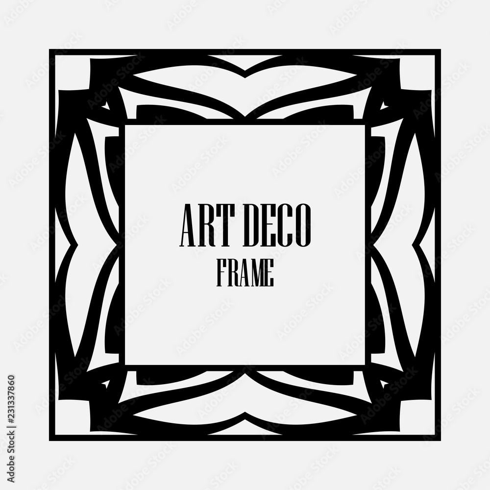 Art Deco border frame Art Deco border frame