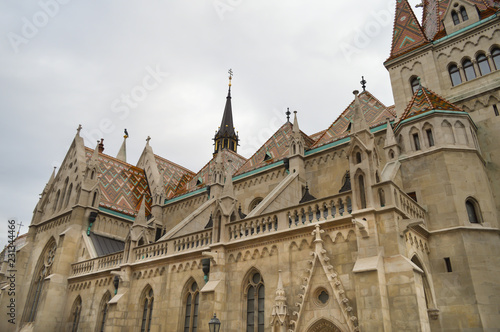 Matthias Church in Budapest on December 30, 2017.