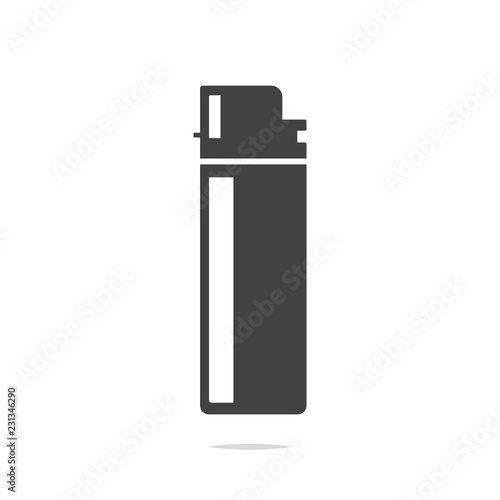 Lighter icon vector isolated