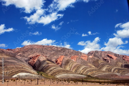 Landscape in the north of Argentina