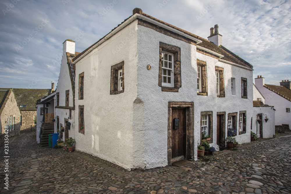 The town of Culross is a former royal burgh in Fife, Scotland.