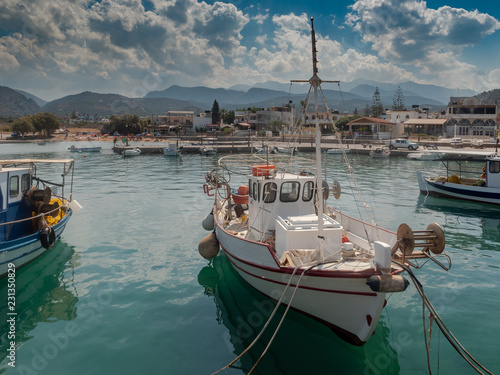 Milatos harbour view. North East Crete