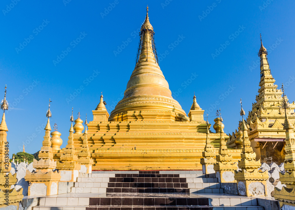 Sandamuni Pagoda temple at Mandalay city in Myanmar (Burma)
