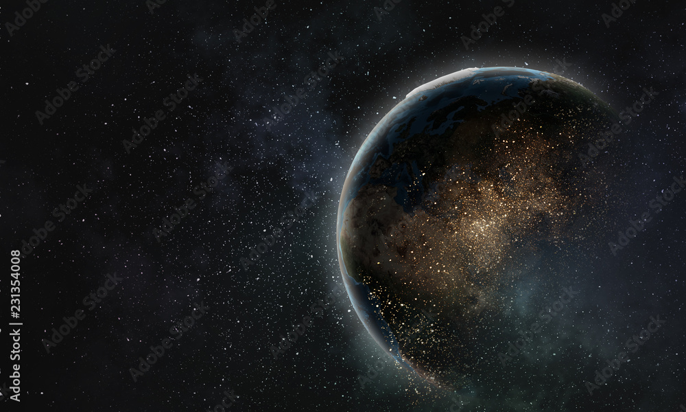 Naklejka premium Our unique universe