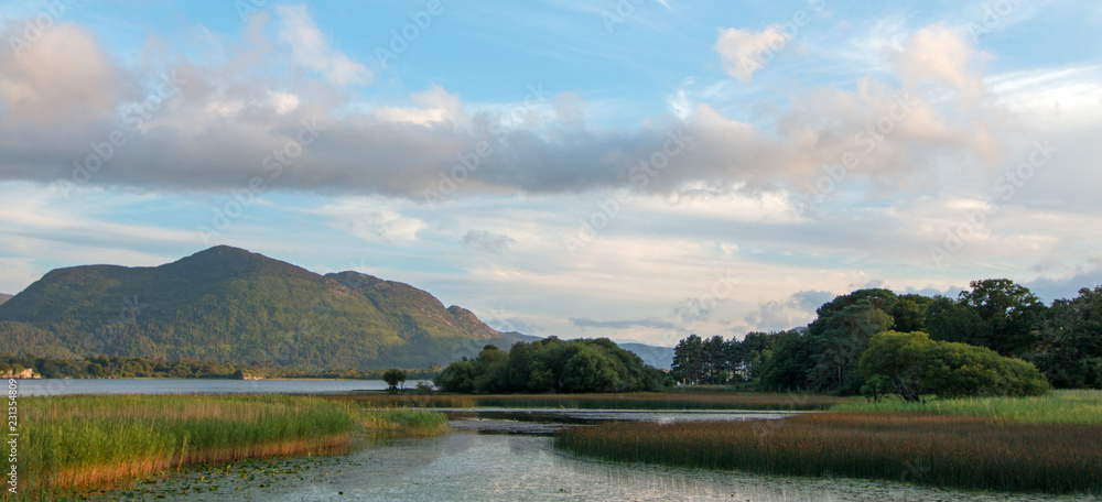 Fototapeta premium Lough Leane - Lake Leane - on the Ring of Kerry at Killarney Ireland