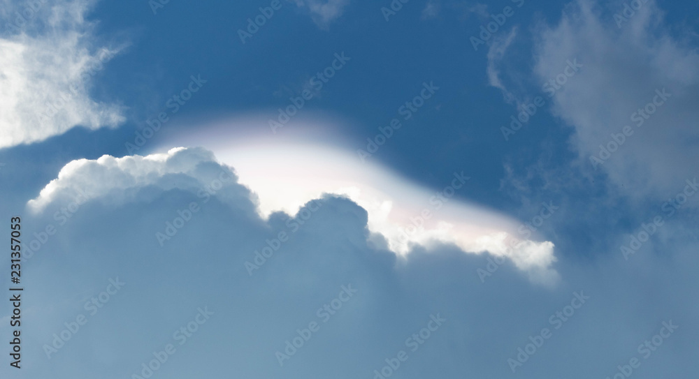 Rare Luminous Prismatic Cloud