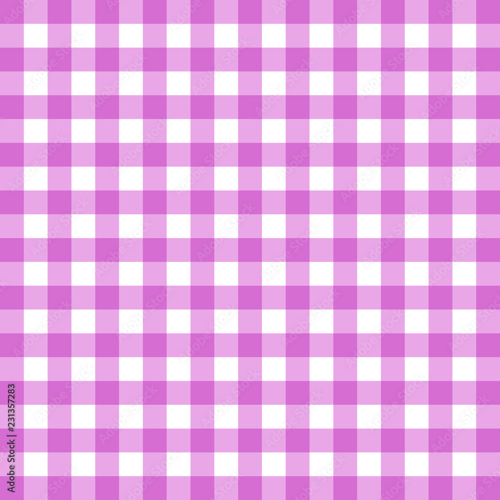 Pink and white gingham seamless pattern background Pink and white gingham seamless pattern background