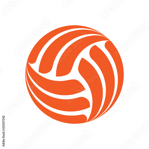 Volleyball background sign