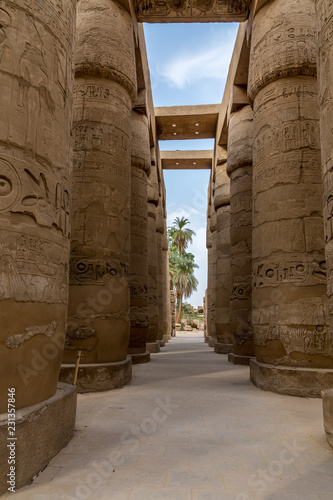 The temple in Karnak photo