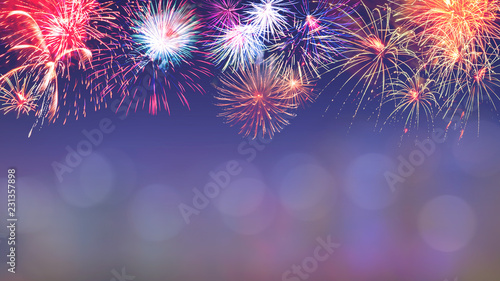 Colorful firework background 8