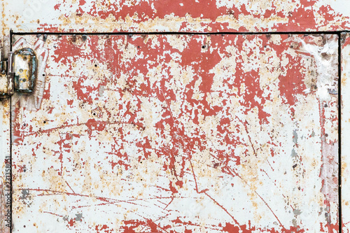 Red and grey wall texture, grunge