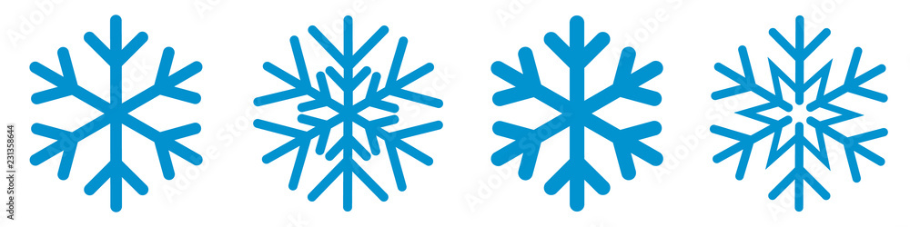 Obraz premium Snowflakes Set