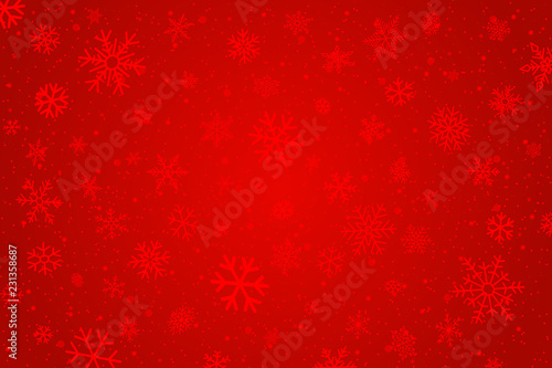 Christmas background with snowflakes
