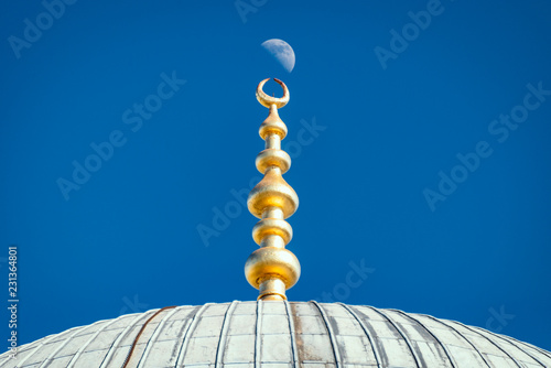 Sultan Ahmed mosque in istanbul, Turkey. photo