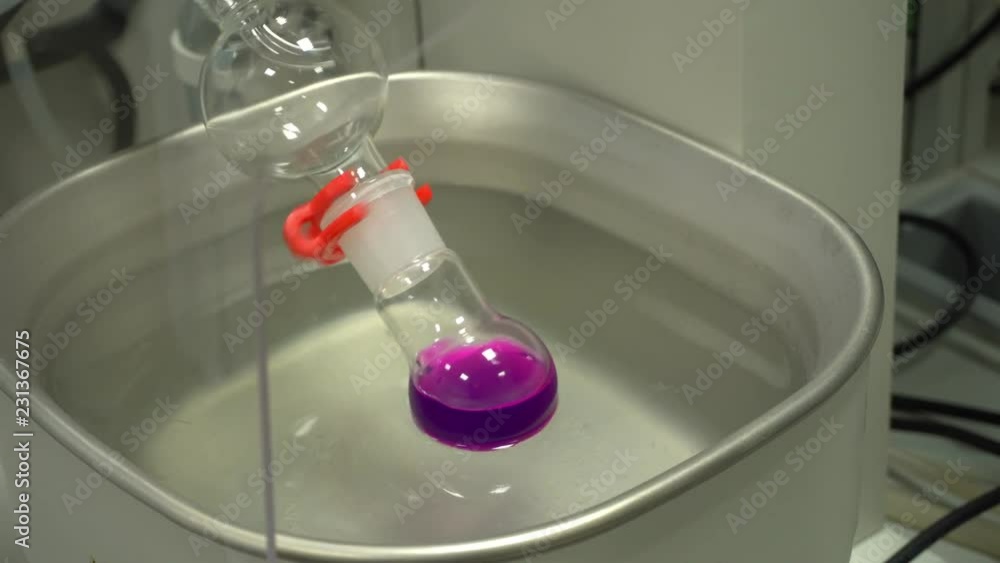 Rotating Collection Flask Scientific instrument and equipment rotating flasks, vessel test tubes ...