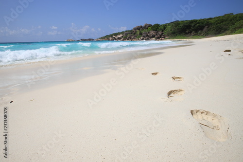 footprint in the sand photo