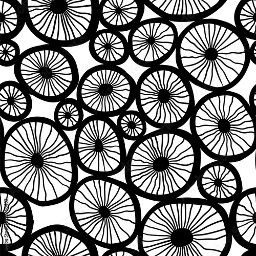 Vector pattern. Stylish structure of natural cells