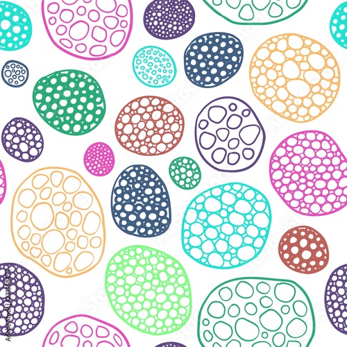 Vector pattern. Stylish structure of natural cells