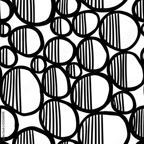 Vector pattern. Stylish structure of natural cells