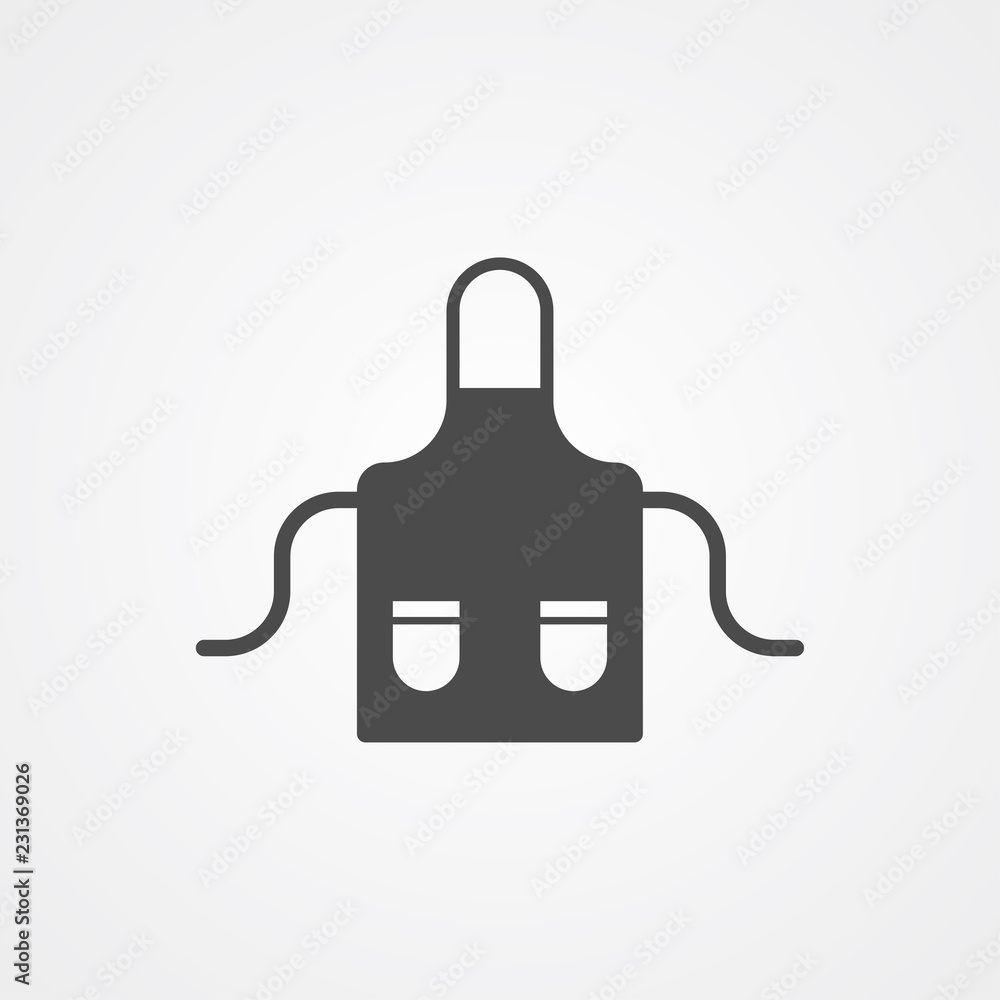 Apron vector icon sign symbol Apron vector icon sign symbol