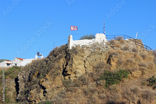 Foto Castle fort skopelos town aegean island greece horizontal