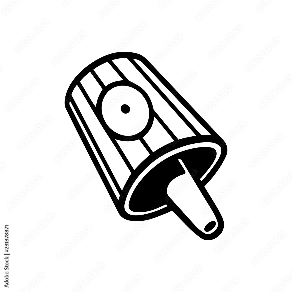 Graffiti cap. Spray can cap. Vector illustration. vector de Stock