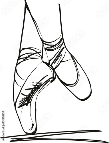 Dance ballerina ballet shoes