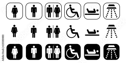 sanitary symbols 