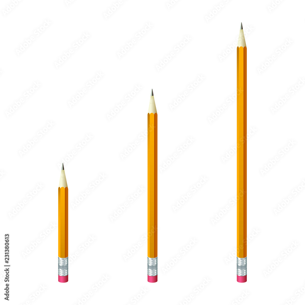 illustration of no. 2 pencils illustration of no. 2 pencils