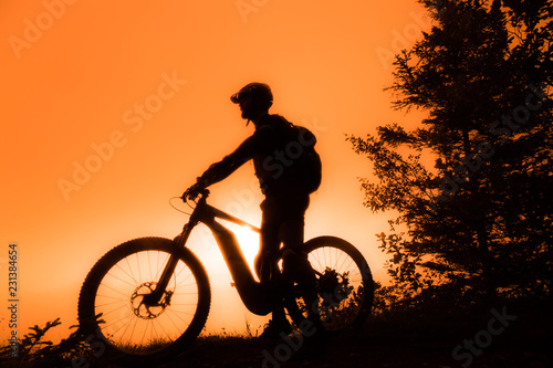 Der ruhende Biker
