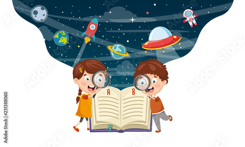 Vector Illustration Of Children Background