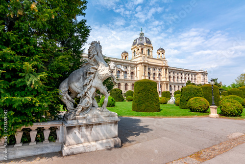 Natural History Museum (Naturhistorisches museum) on Maria Theresa square (Maria-Theresien-Platz), Vienna, Austria