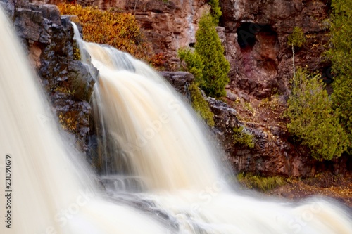 Waterfall at Gooseberry Falls