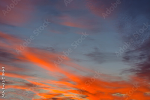 Fototapeta Naklejka Na Ścianę i Meble -  Beautiful sky early in the morning before sunrise.