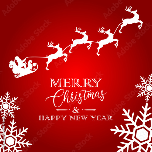 Merry red Santa Claus