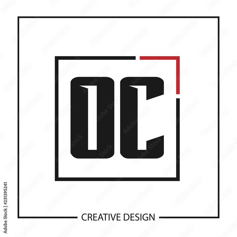 Initial Letter OC Logo Template Design Vector Illustration Initial Letter OC Logo Template Design Vector Illustration