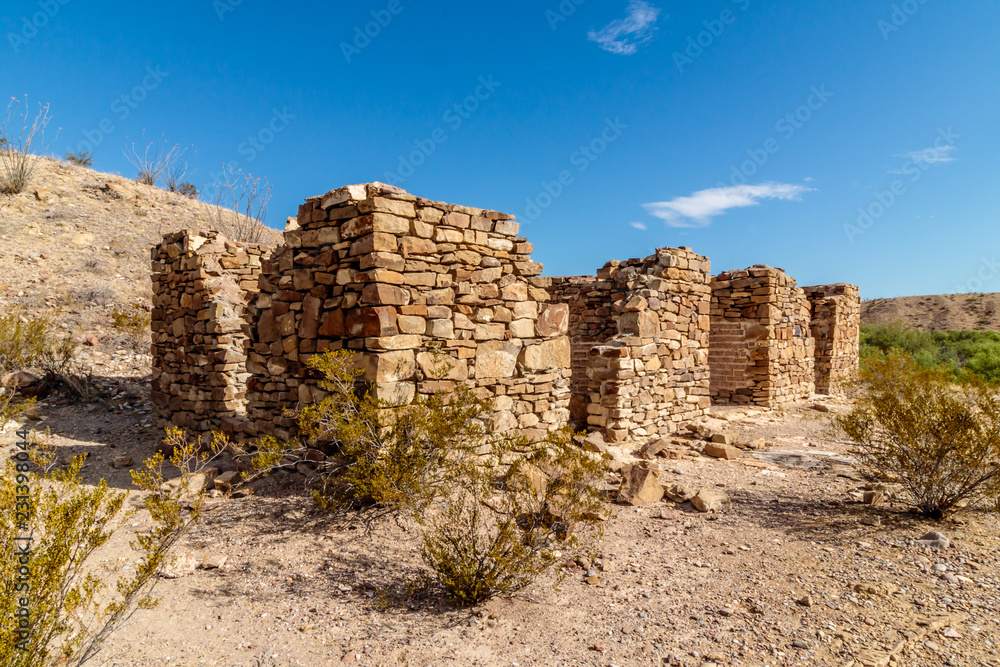 ruins of old homestead